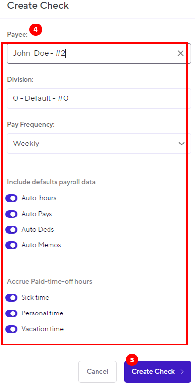 New Payroll Module - Manual checks – Brand's Help Desk