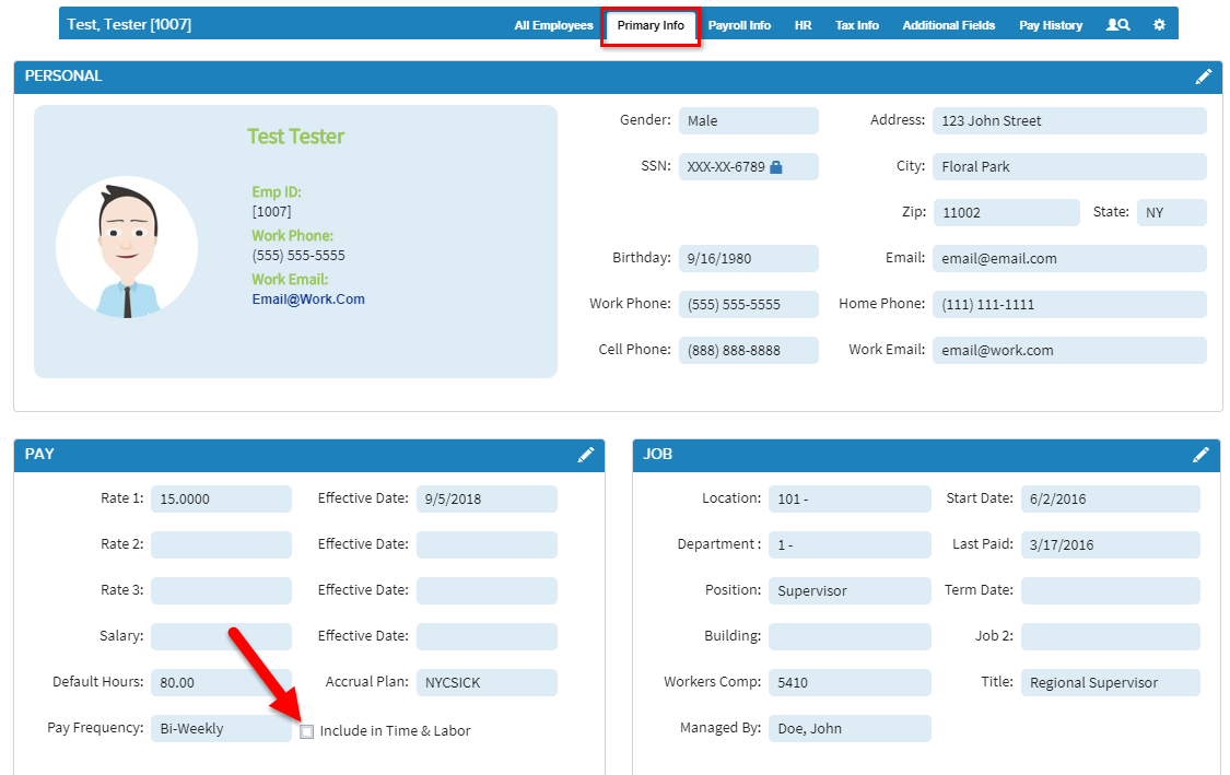 basic payroll worktime