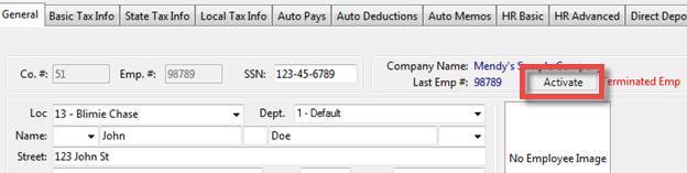 PlatinumPay Terminate Or Reactivate Employee Brand s Help Desk